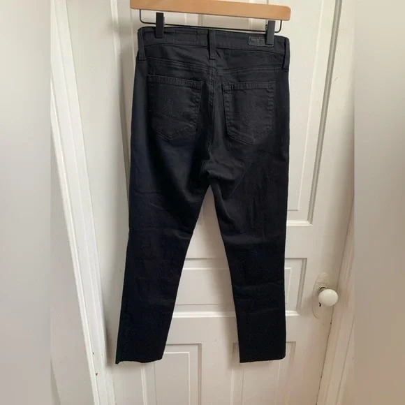 Adriano Goldschmied Mari High Rise Slim Straight Black Size 25